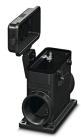 PHOENIX CONTACT-1407653 Adaptateurs pour manchons thermorétractables Backshells, Box Mounting Base Polyamide Black