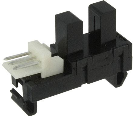 Omron-EE-SX460-P1 光电断路器 Photointerrupter Transmissive 5mm Photologic, Open Collector 3-Pin