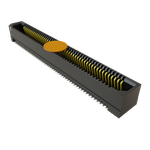 Conn Micro High Speed Socket Strip SKT 100 POS 0.8mm Solder ST Top Entry SMD Edge Rate® T/R