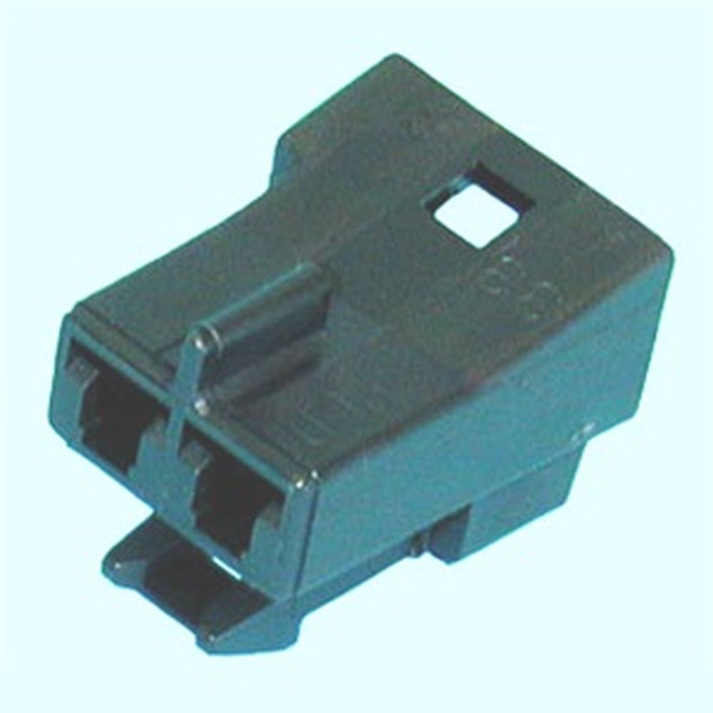 Delphi-12064749 Einzeladersteckverbinder, Gehäuse Conn Housing RCP 2 POS Crimp ST Cable Mount Black