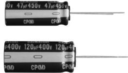 Nichicon-UCP2W151MHD 铝电容器 Cap Aluminum Lytic 150uF 450V 20% (18 X 40mm) Radial 7.5mm 0.97A 10000h 105°C Bulk Automotive AEC-Q200