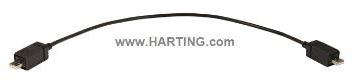 HARTING-09451451902 Cable Assembly USB Cable Assembly 1.5m USB 2.0 Type A to USB 2.0 Type A 4 to 4 POS RCP-RCP Crimp-Crimp