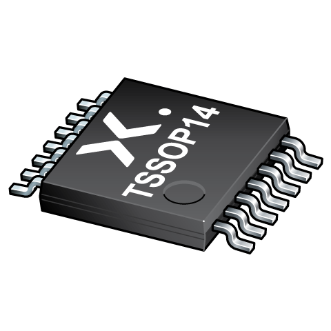 Nexperia-NXU0304PW-Q100J Pegelwandlern Voltage Level Translator CMOS/LVTTL to CMOS/LVTTL 4-CH Unidirectional 14-Pin TSSOP