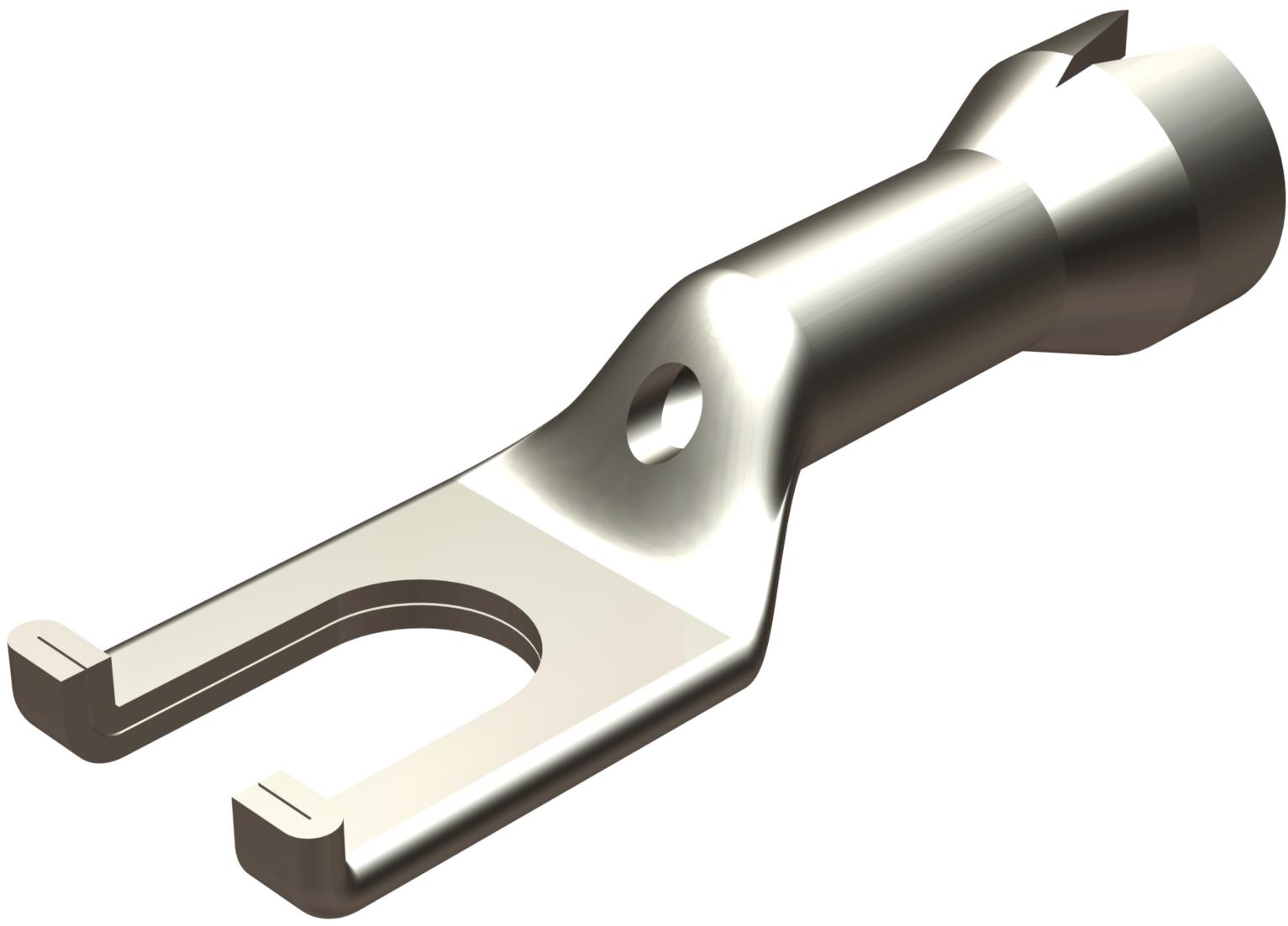 BURNDY-YAV14Z6BOX Terminali connettore Fork Terminal 14-20AWG Copper 26.41mm Box