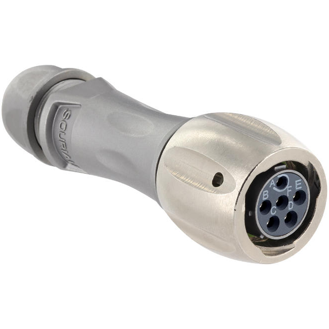 Eaton-UT0X6MS10E98PZ Steckverbinder, rund Conn Circular PIN 6 POS Crimp ST Cable Mount 6 Terminal 1 Port