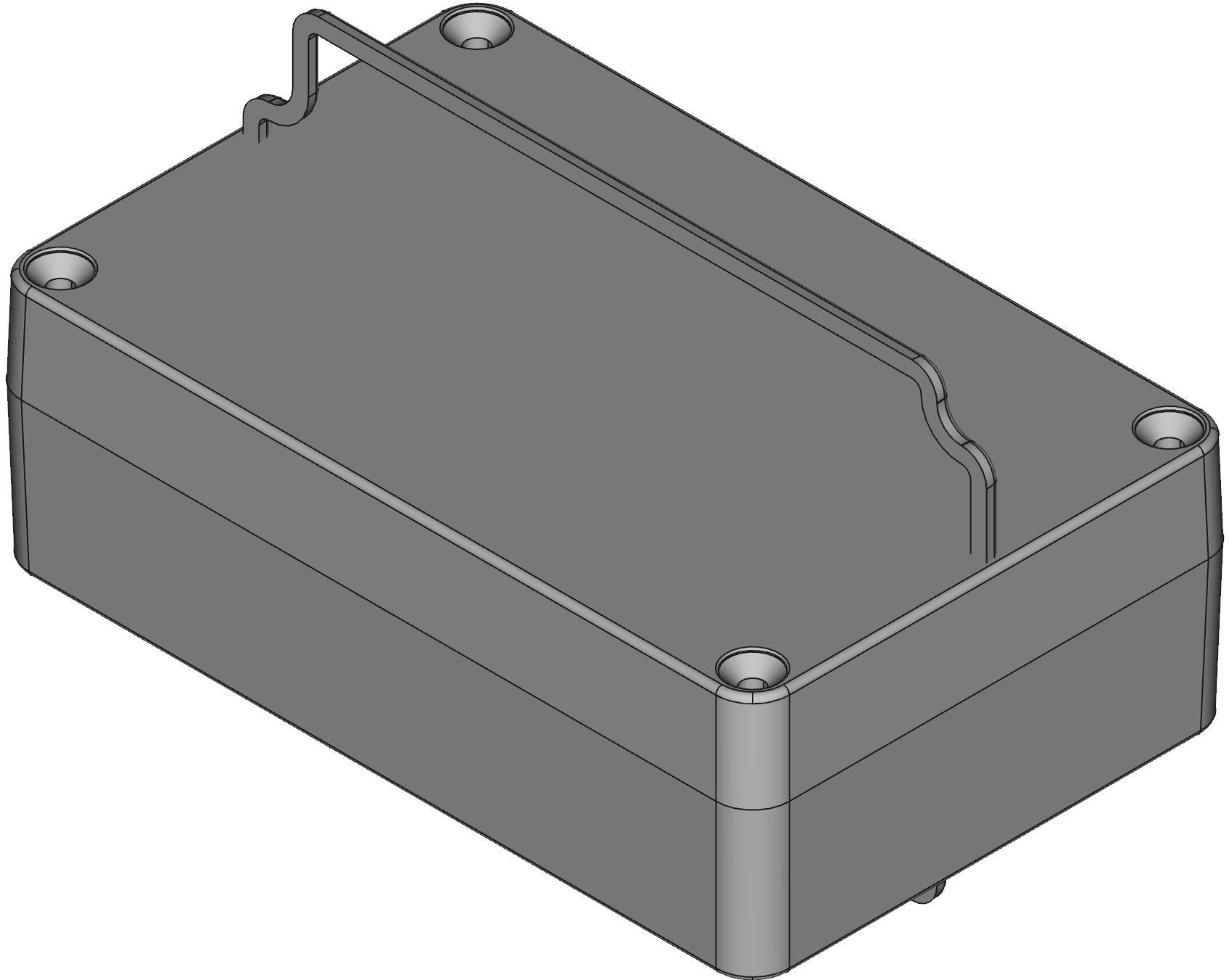 Hammond Manufacturing-1550Z107BK  Black Die Cast Aluminum Wall Mount Watertight Enclosure