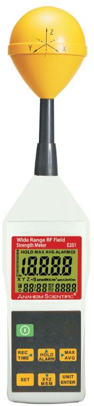 Cal Test Electronics-E201 null RF Field Strength Meter Handheld 9V