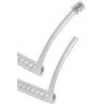 Modular Cable Assembly Coiled/Open End, Unshielded, PVC, 6P6C, 6 Wires 26 AWG