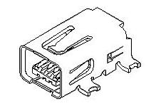 Molex-59110-0478 Conector rectangular Conn Rectangular F 4 POS 0.8mm Solder RA SMD T/R