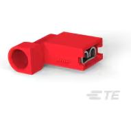 TE Connectivity-2-520334-2 Connector Terminals Quick Disconnect Terminal 18-22AWG Brass Red F 16.14mm Tin Reel/Strip