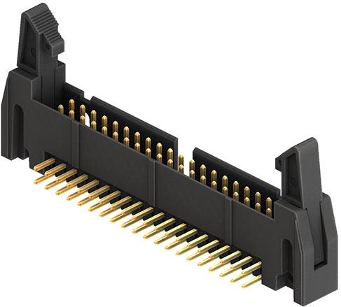 CnC Tech, LLC-3010-40-002-13-00 Piastre connettori e prese PCB Conn Ejector Header HDR 40 POS 2.54mm Solder RA Side Entry Thru-Hole