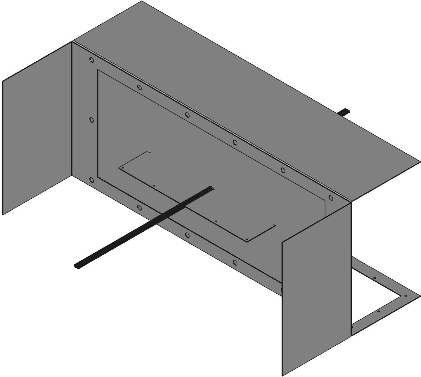 Hammond Manufacturing-HTH124820 Cable Accessories Top Hat Cable Modules