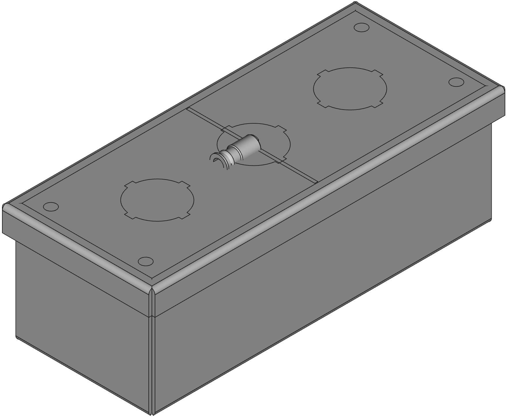 Hammond Manufacturing-1435S16C 箱、罩及架 Stainless Steel Pushbutton Enclosures