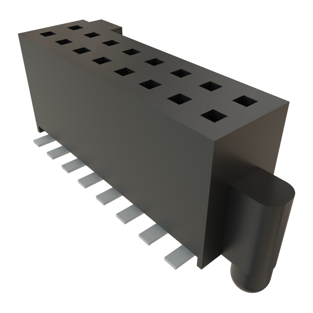 Samtec-SFM-108-02-S-D-A Steckverbinderleisten und Leiterplattenbuchsen Conn Socket Strip SKT 16 POS 1.27mm Solder ST SMD TIGER EYE™ Tube