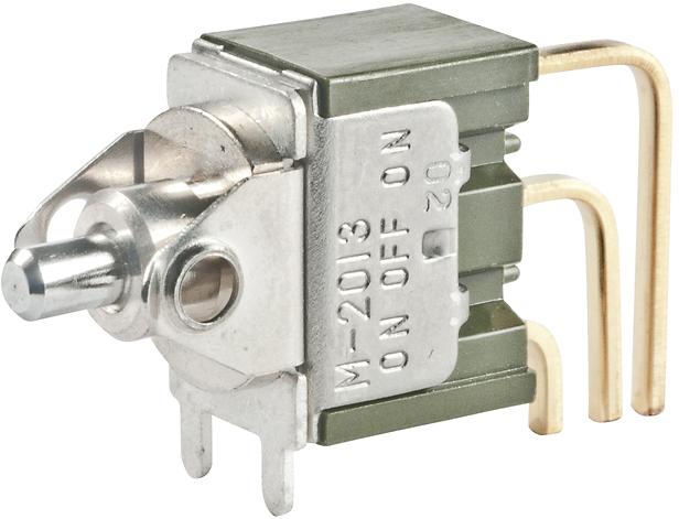 NKK Switches-M2013TXG45 Switch Rocker Switch Rocker ON OFF ON SPDT PC Pins 0.1A 28VAC 28VDC 0.4VA 50000Cycles