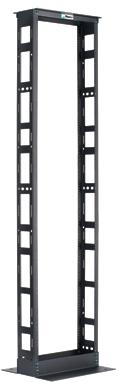 Panduit-R2P6S  Mounting Rails Channel Rack with 19in Wide 12-24 Threaded Rail