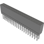 Conn Elevated Socket SKT 40 POS 2.54mm Solder ST Top Entry Thru-Hole Tube