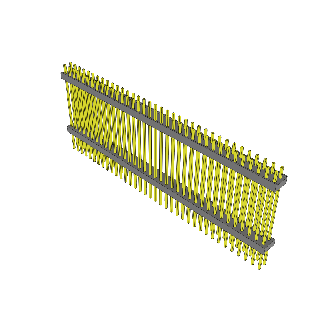 Samtec-ZW-36-14-G-D-1000-310 Steckverbinderleisten und Leiterplattenbuchsen Conn Board Stacker HDR 72 POS 2.54mm Solder ST Top Entry Thru-Hole Bulk