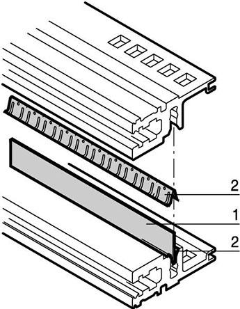 Schroff GmbH-24562584 null Stainless Steel EMC Gasket Kit Between Horizontal Rail And Horizontal Rail