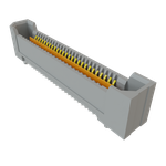 Conn High Speed Terminal Strip HDR 52 POS 0.8mm Solder RA Side Entry Thru-Hole Q Rate® Tray