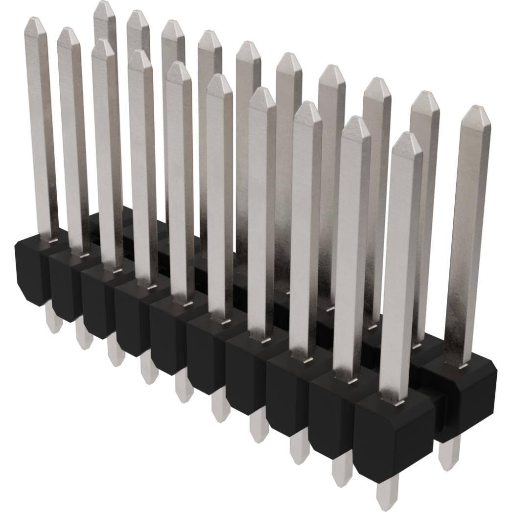 Molex-75757-5101 Piastre connettori e prese PCB Conn Unshrouded Header HDR 20Power POS 3.5mm Solder ST Thru-Hole MX 150 Tube