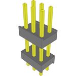 Conn Board Stacker HDR 6 POS 2.54mm Solder ST Top Entry Thru-Hole Bulk
