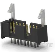 TE Connectivity-104313-3 Embases de raccordement et réceptacles PCB Conn Ejector Header HDR 16 POS 2.54mm Solder ST Thru-Hole Tray