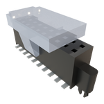 Conn Socket Strip SKT 20 POS 1.27mm Solder ST SMD TIGER EYE™ T/R