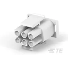 TE Connectivity-1-1644055-2 Gaine de câblage de raccordement discret Conn Housing PL 6 POS Crimp ST Cable Mount Natural Bag