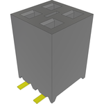 Conn Socket Strip SKT 4 POS 2.54mm Solder ST Bottom Entry SMD Tube