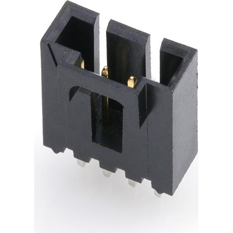 Molex-0705430108 Piastre connettori e prese PCB Conn Shrouded Header (4 Sides) HDR 4 POS 2.54mm Solder ST Top Entry Thru-Hole SL Tube