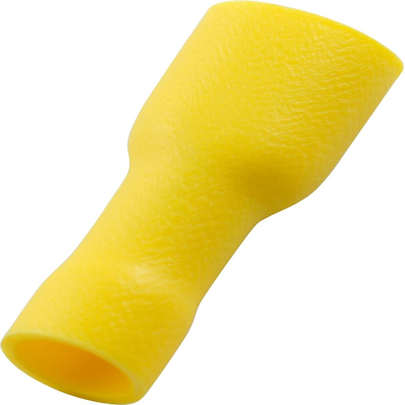 Panduit-EDV10-250FIB-Q Connector Terminals Disconnect Terminal 10-12AWG Brass Yellow F 24.3mm Tin Loose