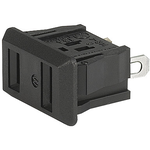 Conn Outlet F 2 POS Solder Lug ST Panel Mount 3 Terminal 1 Port Box