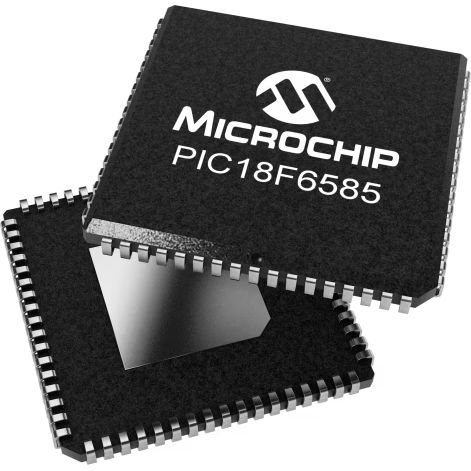 Microchip Technology-PIC18LF6585-I/L Microcontrollers - MCUs MCU 8-bit PIC RISC 48KB Flash 2.5V/3.3V/5V 68-Pin PLCC Tube