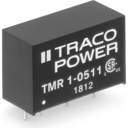 TRACO Electronic AG-TMR 1-0512 Convertitore da DC a DC e modulo di regolazione della commutazione Module DC-DC 5VIN 1-OUT 12V 0.083A 1W 4-Pin SIP Module