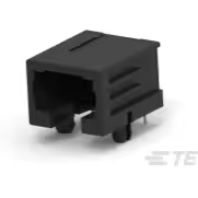 TE Connectivity-1-215877-3 Steckverbinder, Telefon und Telekommunikation Conn RJ-45 F 8 POS 1.27mm Solder RA Thru-Hole 8 Terminal 1 Port Cat 3 Tray