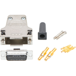 Conn Combo D-Sub M 2Power/5Signal POS 1.42mm Crimp ST Cable Mount 1 Port FCT Products Bag