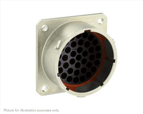 SOURIAU-UT002238PH Steckverbinder, rund CONN HSG RCPT 3POS WALL MNT SKT