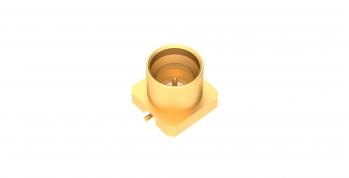 Radiall-R222941100 RF-Steckverbinder Conn SMP 0Hz to 12.4GHz 50Ohm Solder ST SMD M Nickel Phosphorous Gold T/R