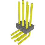 Conn Unshrouded Header HDR 6 POS 2.54mm Solder RA Side Entry Thru-Hole Bulk