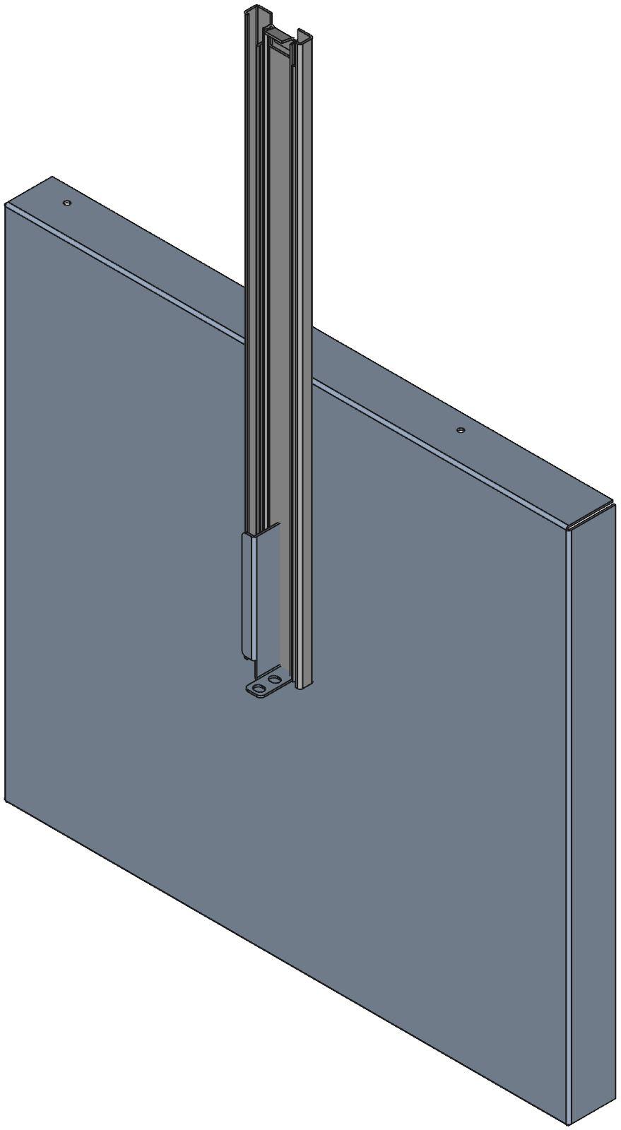 Hammond Manufacturing-RSUS1918BK1 null Four Post Mounting Sliding Shelf, Steel, Black Color