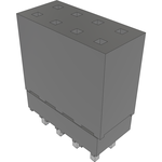 Samtec-ESQ-104-12-L-D-LL Steckverbinderleisten und Leiterplattenbuchsen Conn Elevated Socket SKT 8 POS 2.54mm Solder ST Thru-Hole Tube