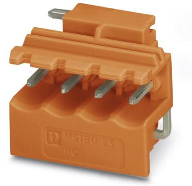 PHOENIX CONTACT-2200383 Embases de raccordement et réceptacles PCB Conn Shrouded Header (2 Sides) HDR 4 POS 5mm Solder RA Side Entry Thru-Hole Cardboard