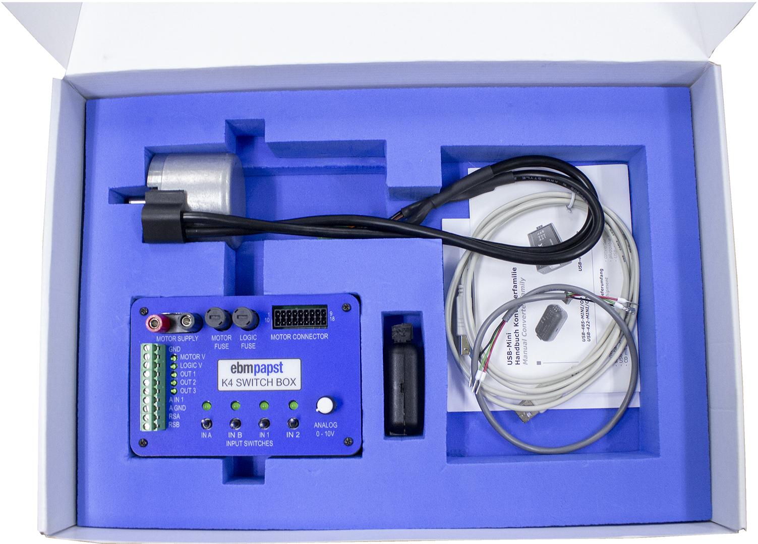 ebm-papst-HX0K-024-000-03 Herramientas y kits de desarrollo ECI-63.40/VDC-3-49.15 Brushless DC Motor Development Kit