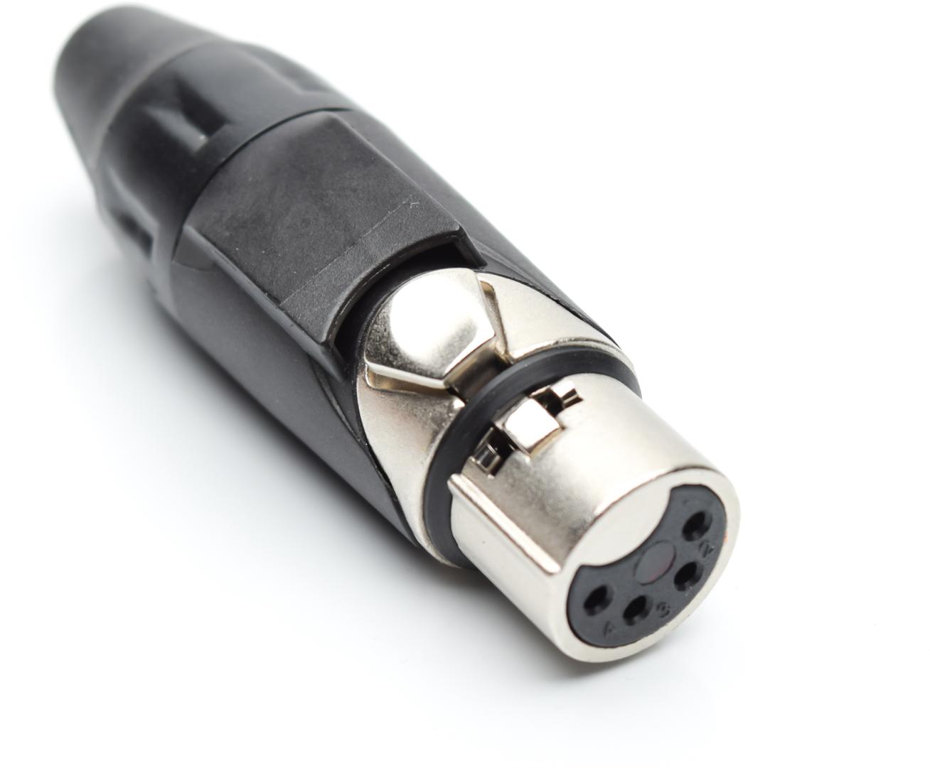 Amphenol-AX4F0M 音频及视频连接器 Conn XLR Connector F 4 POS Solder Cup ST Cable Mount 4 Terminal 1 Port Box