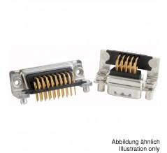 CONEC-163A17799X Steckverbinder, D-Sub Conn D-Sub M 62 POS Solder RA Thru-Hole 62 Terminal 1 Port