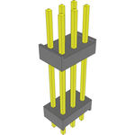 Conn Board Stacker HDR 6 POS 2.54mm Solder ST Top Entry Thru-Hole Bulk
