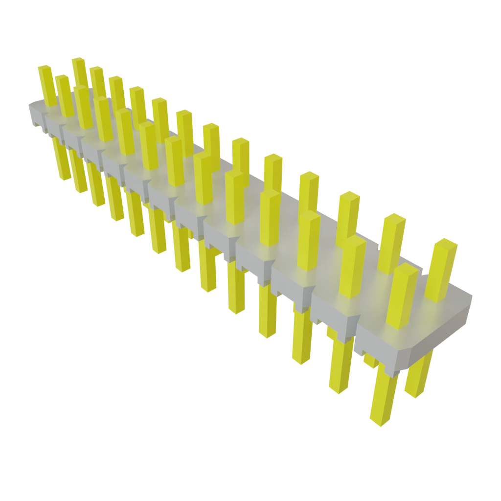 Samtec-TLW-113-05-G-D Cabezales del conector y receptáculos PCB Conn Unshrouded Header HDR 26 POS 2.54mm Solder ST Top Entry Thru-Hole Bulk