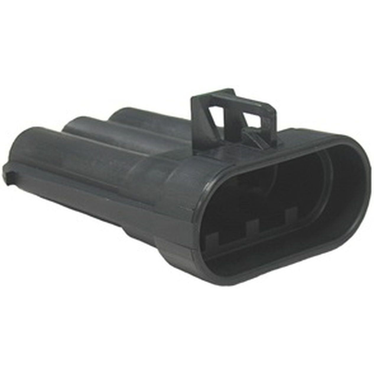 Delphi-12124686 Einzeladersteckverbinder, Gehäuse Conn Housing PL 3 POS Crimp ST Cable Mount Black