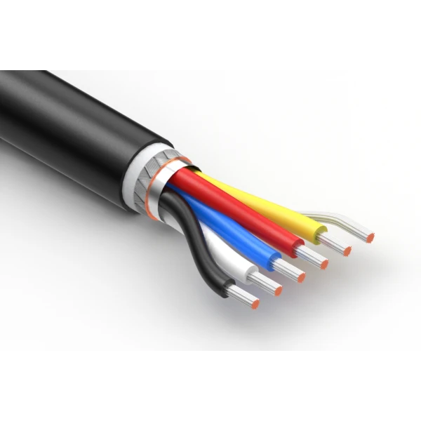 Tensility International-30-03015 Kabel, Mehrleiter Round Cable 5Conductors 24AWG 6.2mm 300V Black Thermoplastic Polyurethane